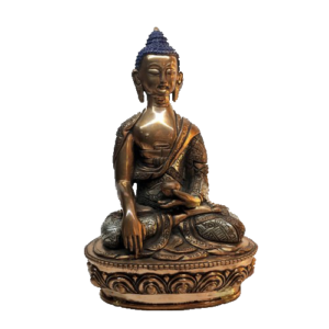 Buddha Śākyamuni, statua in rame