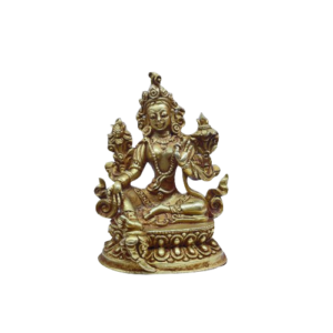 Tara Verde, statua dorata piccola